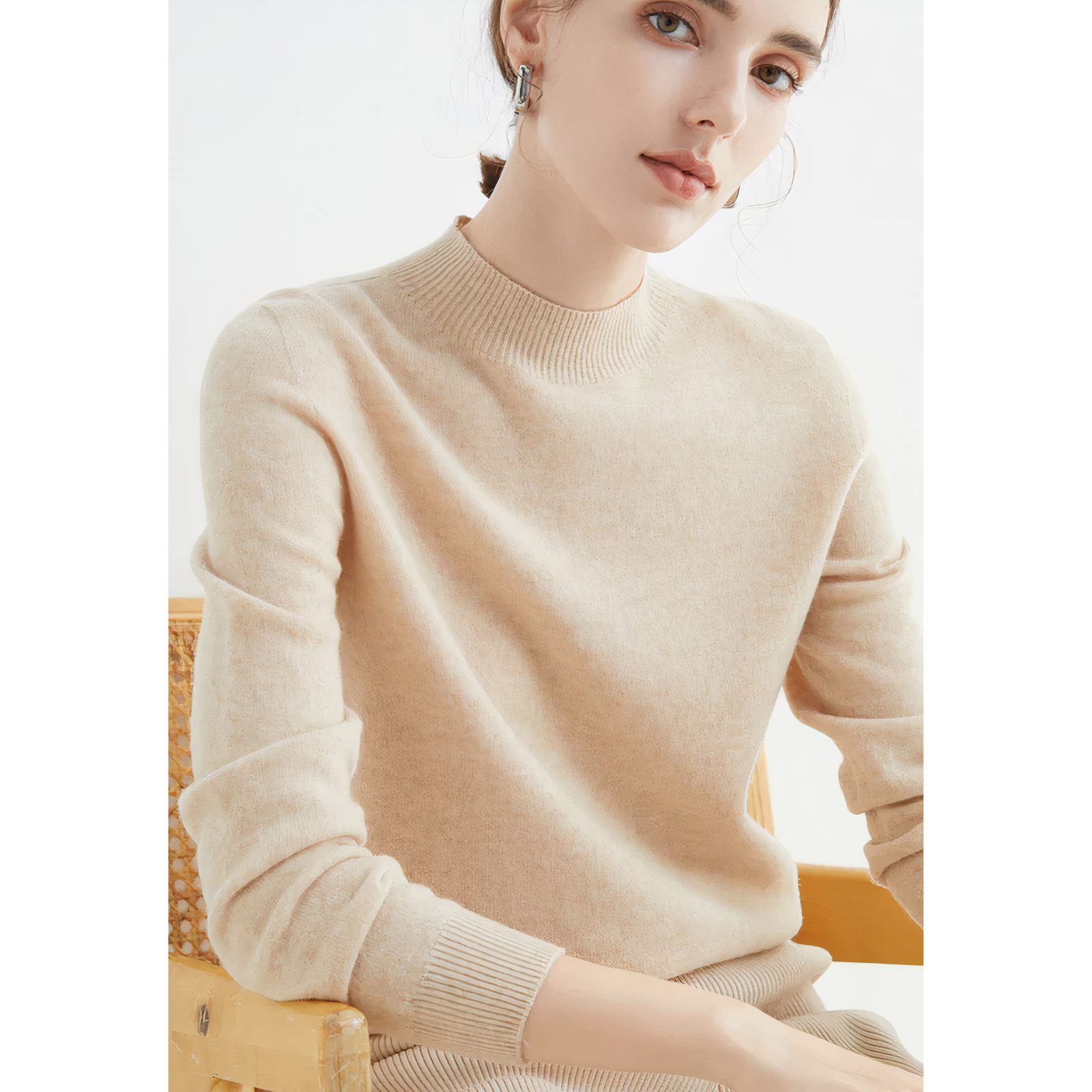 Women's Crew Neck Soft Knit Sweater