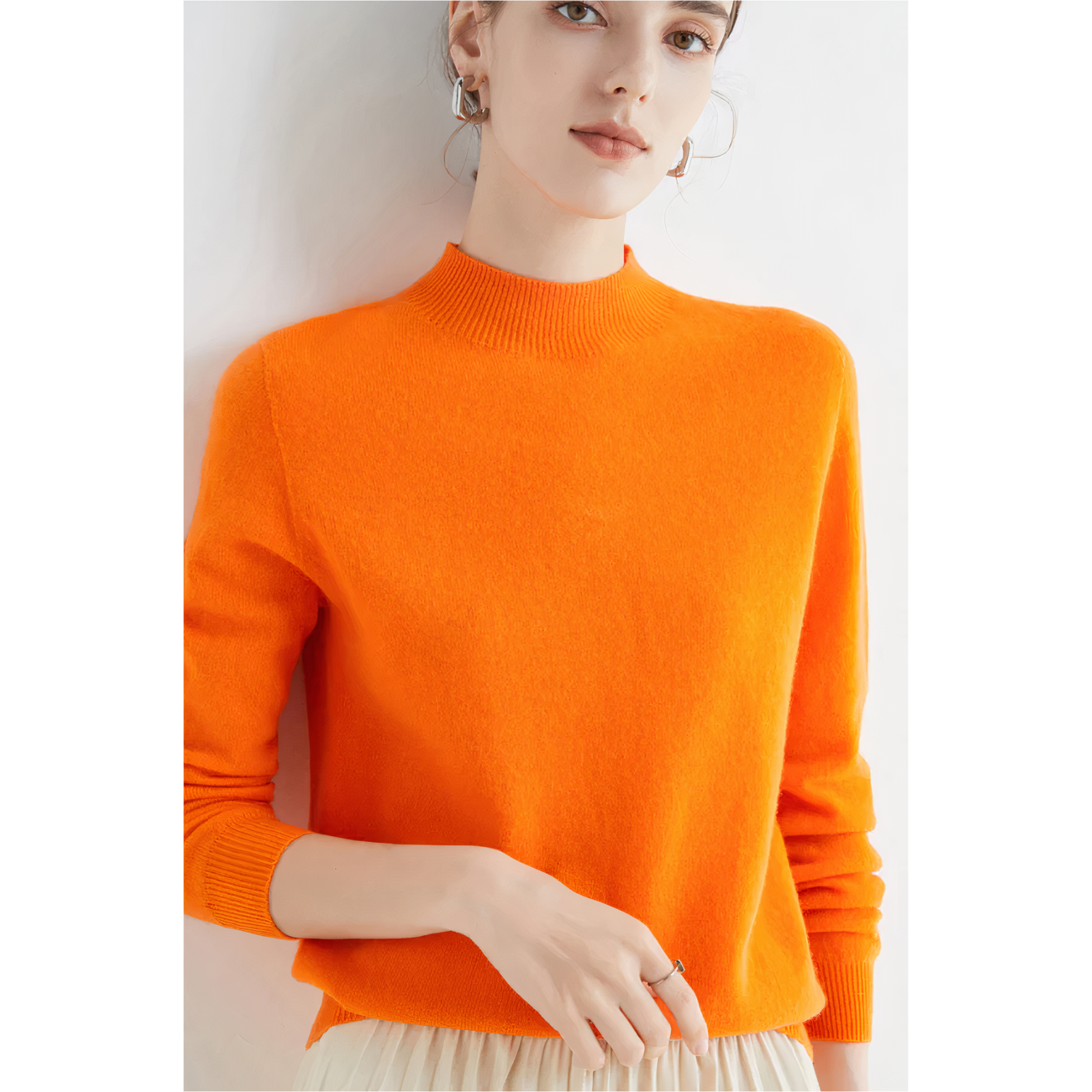 Women's Crew Neck Soft Knit Sweater