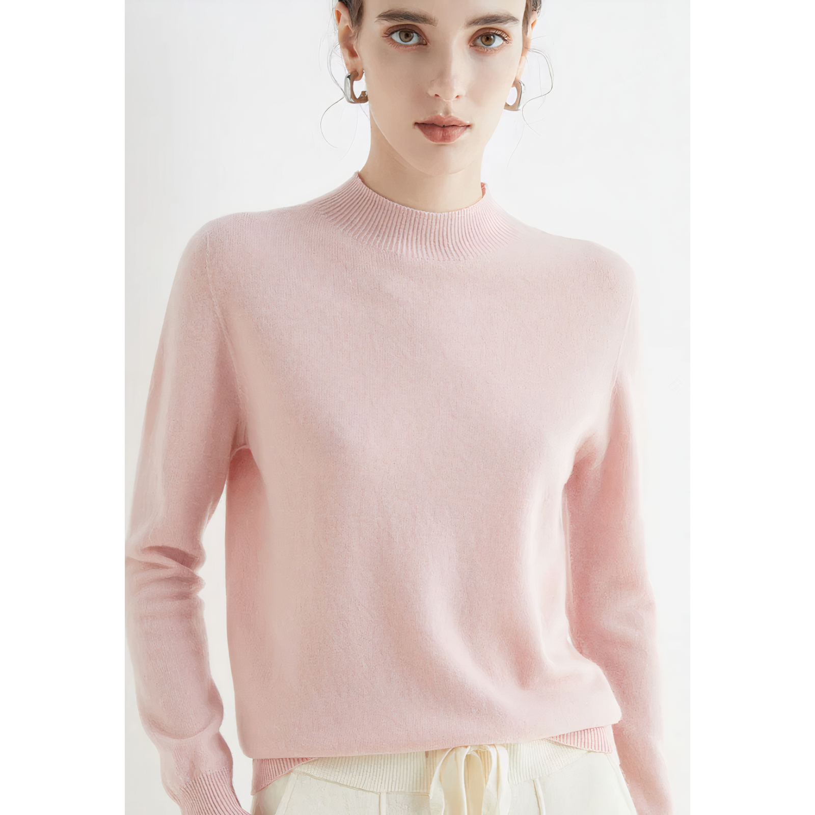 Women's Crew Neck Soft Knit Sweater