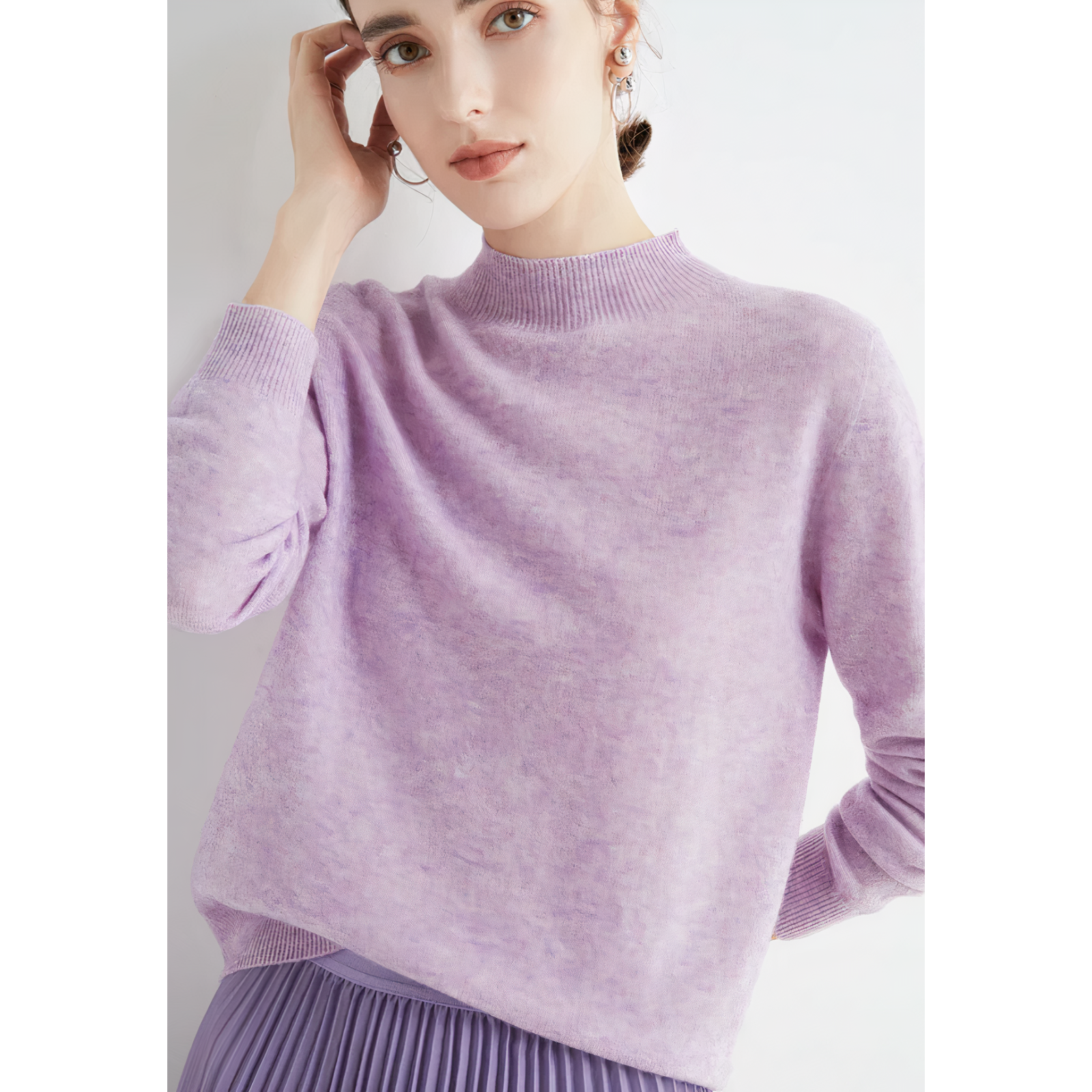 Women's Crew Neck Soft Knit Sweater