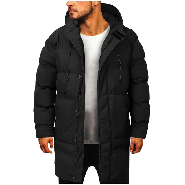 Stylish Long Winter Coat for Men - Warm and Comfortable