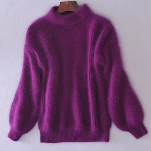 Women's Relaxed Fit Soft Pullover Sweater