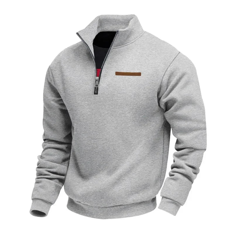Men's Casual Fleece Pullover Sweatshirt