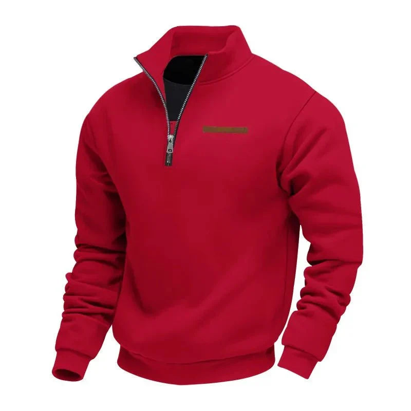 Men's Casual Fleece Pullover Sweatshirt