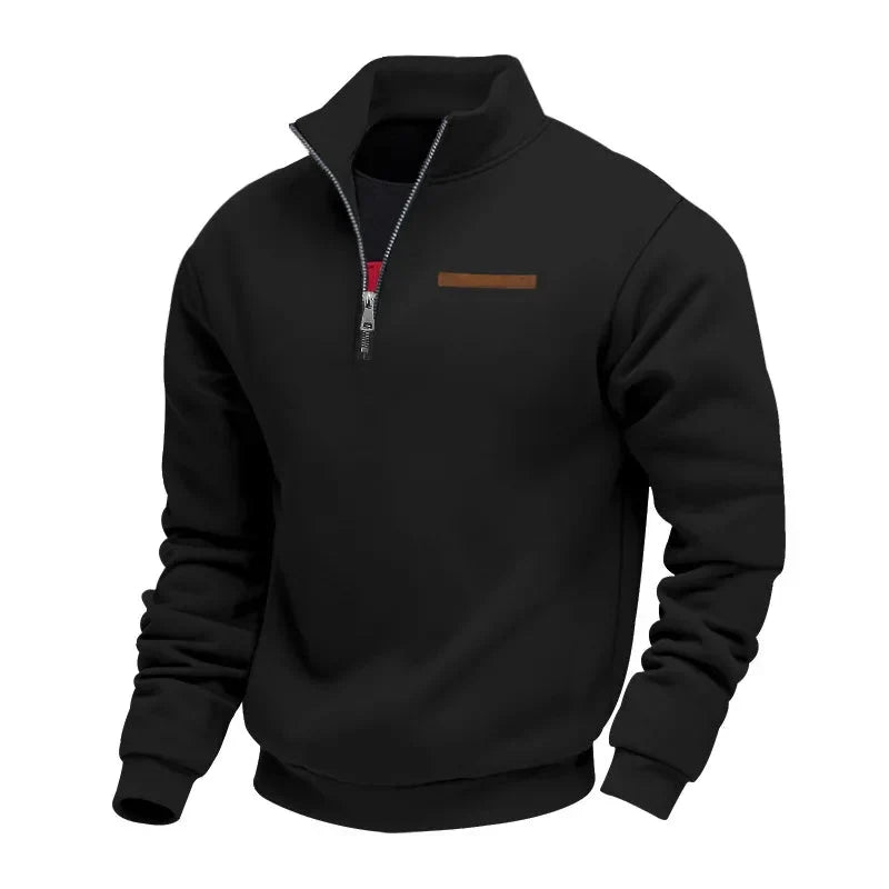 Men's Casual Fleece Pullover Sweatshirt