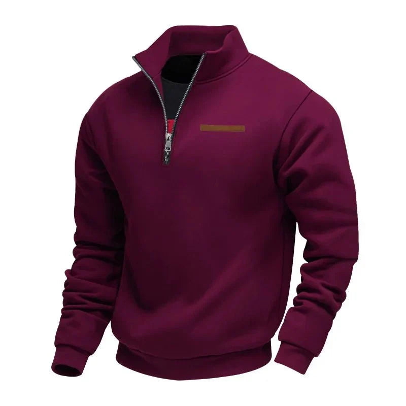 Men's Casual Fleece Pullover Sweatshirt