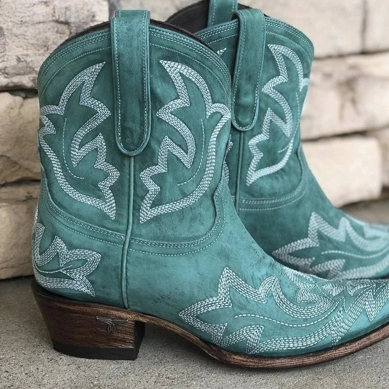 Women's Vintage Western Cowboy Boots