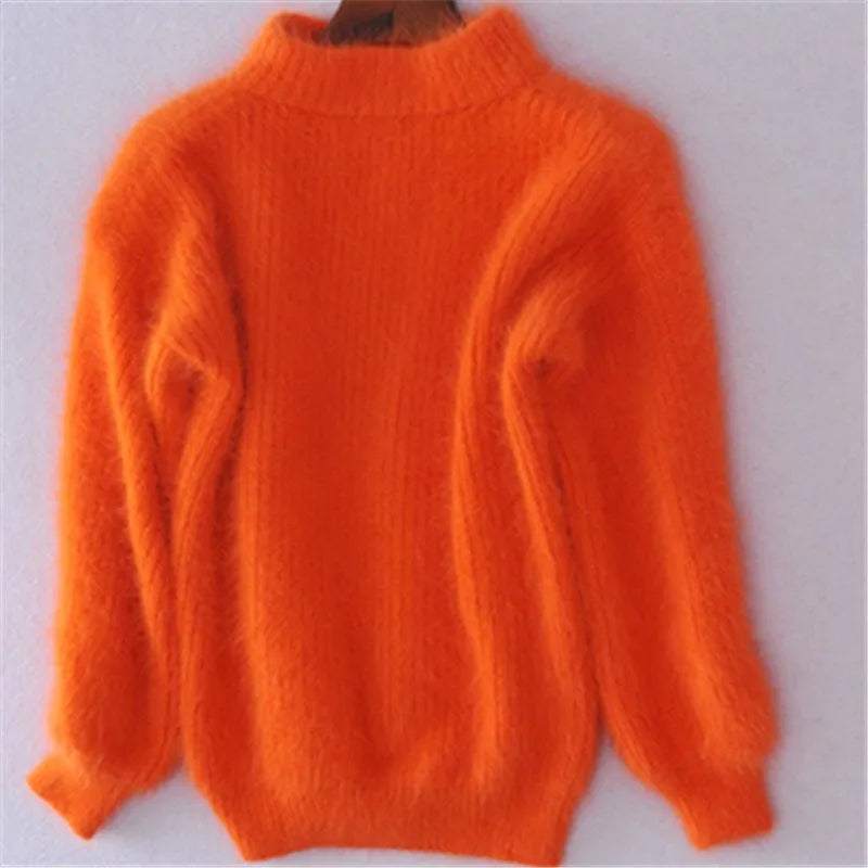 Women's Relaxed Fit Soft Pullover Sweater