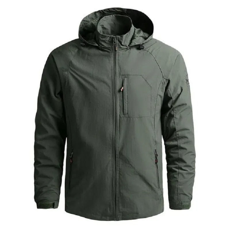 Breathable Waterproof Cargo Jacket for Men