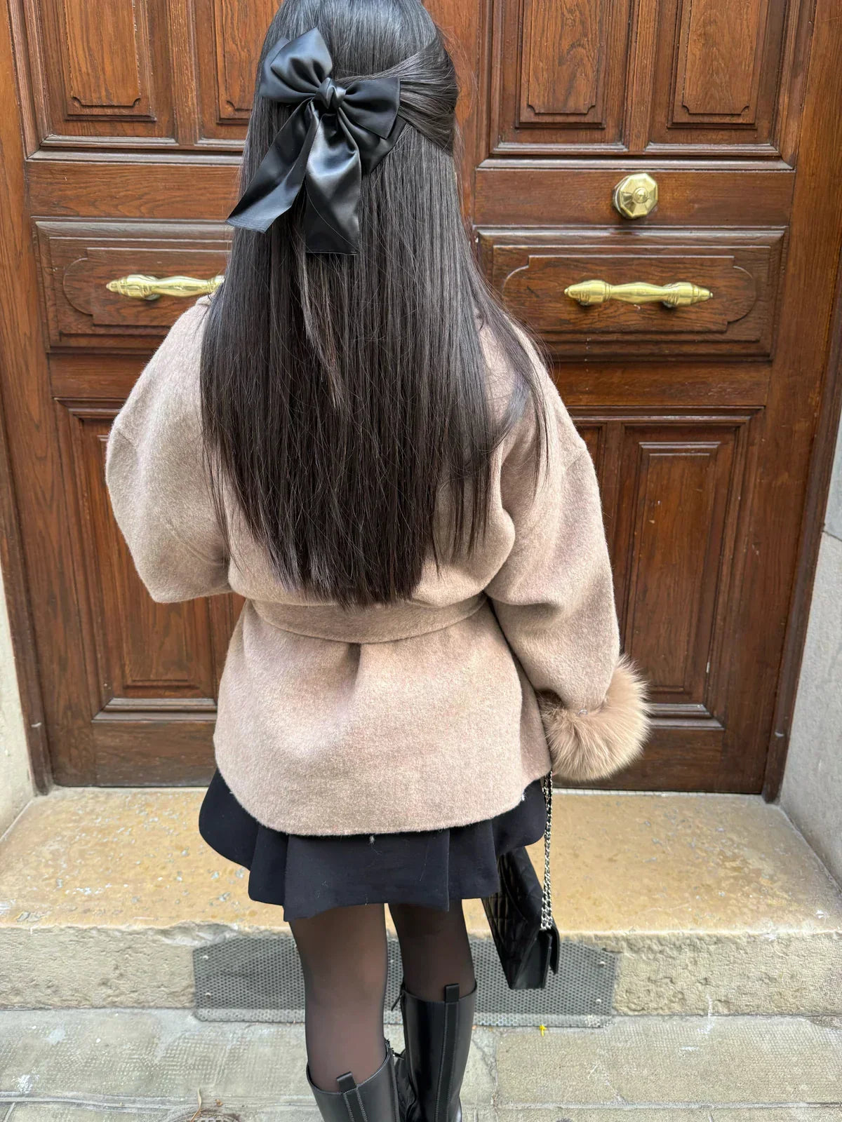 Women's Winter Jacket with Faux Fur Collar
