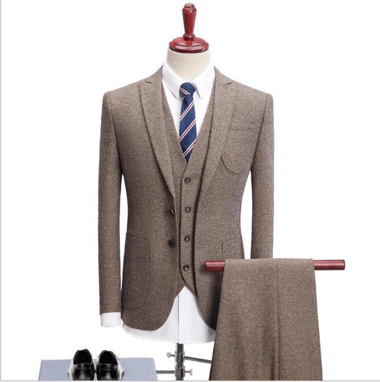 Stylish 3-Piece Men's Suit with Comfortable Fit