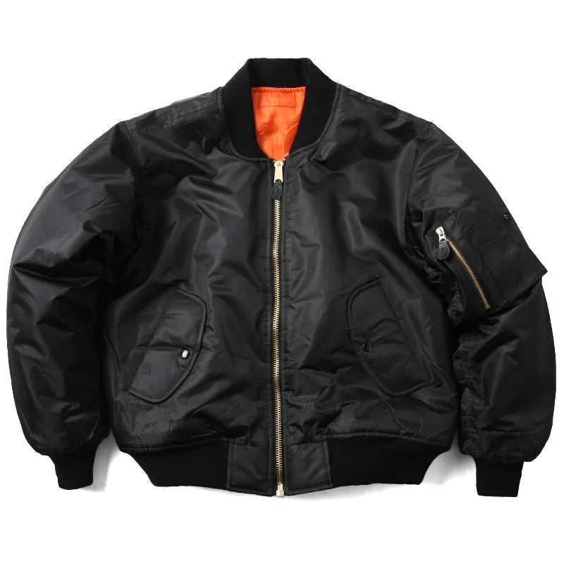 Stylish MA-1 Bomber Jacket with Classic Design