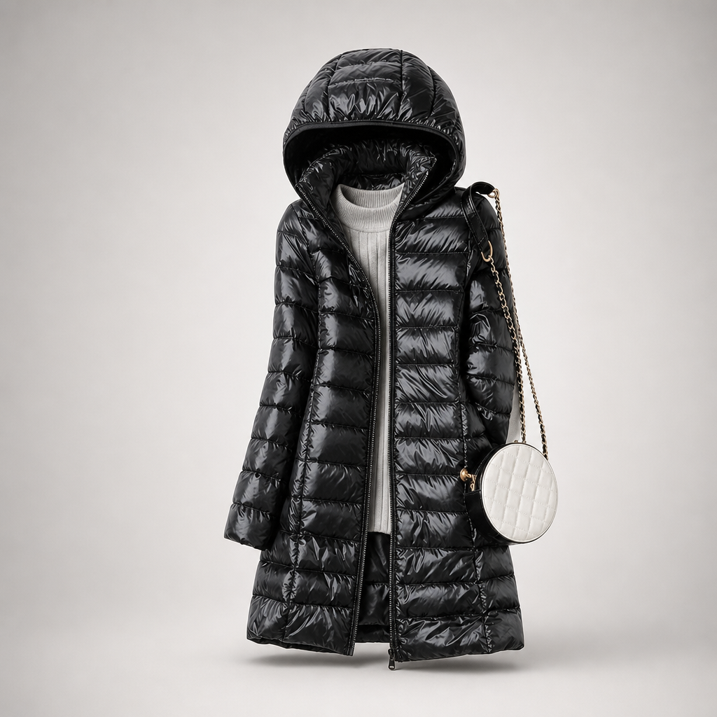 Women's Hooded Puffer Warm Quilted Jacket