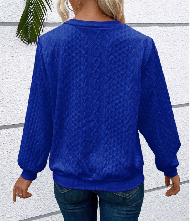 Women's Cable Knit Half-Zip Sweater