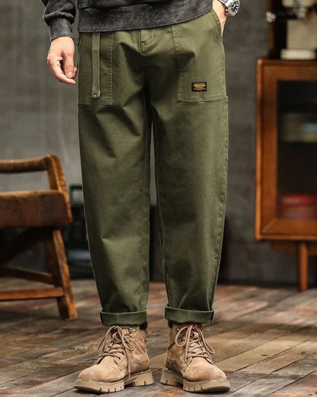 Men's Relaxed Fit Cargo Utility Pants