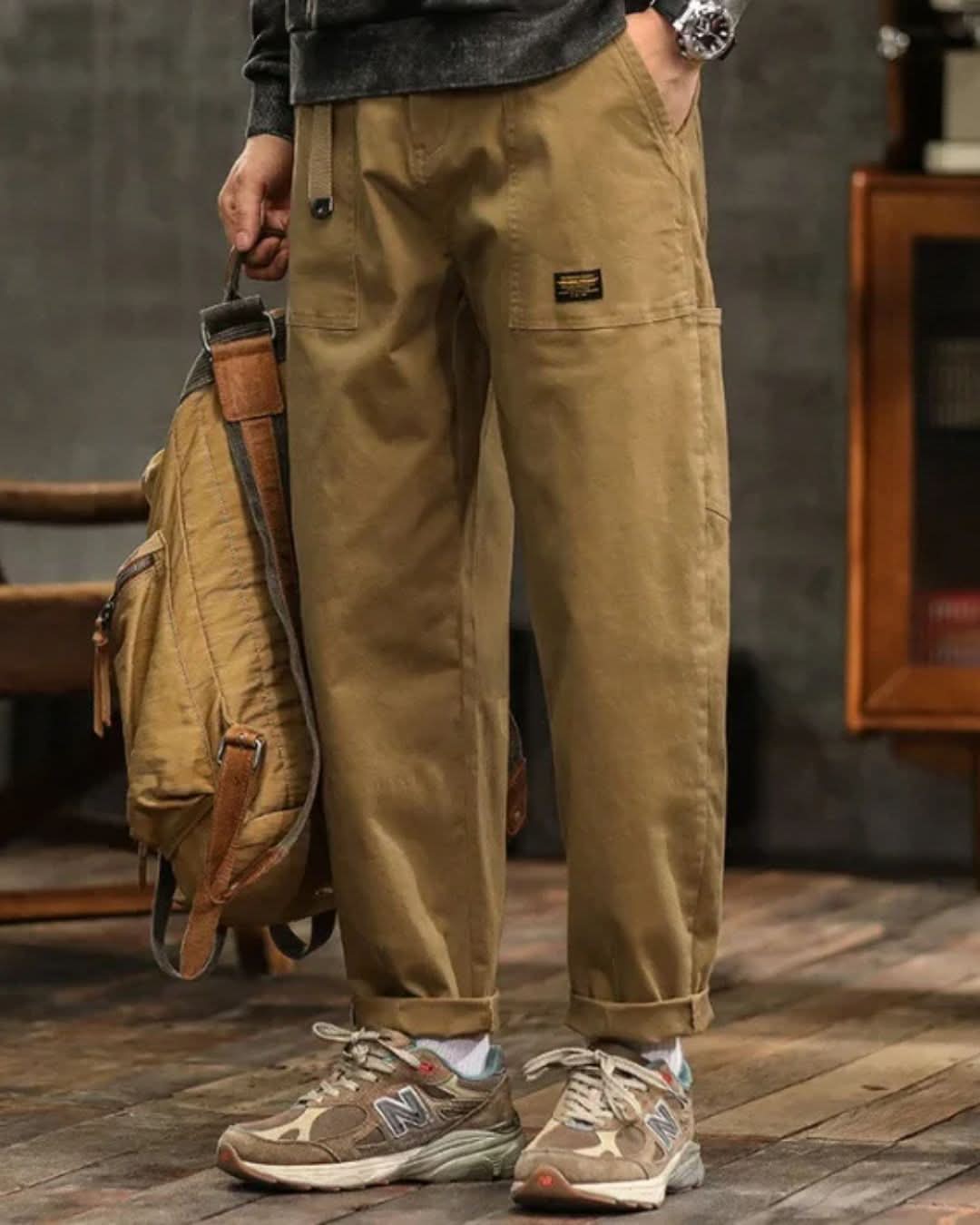 Men's Vintage Relaxed Fit Cargo Pants