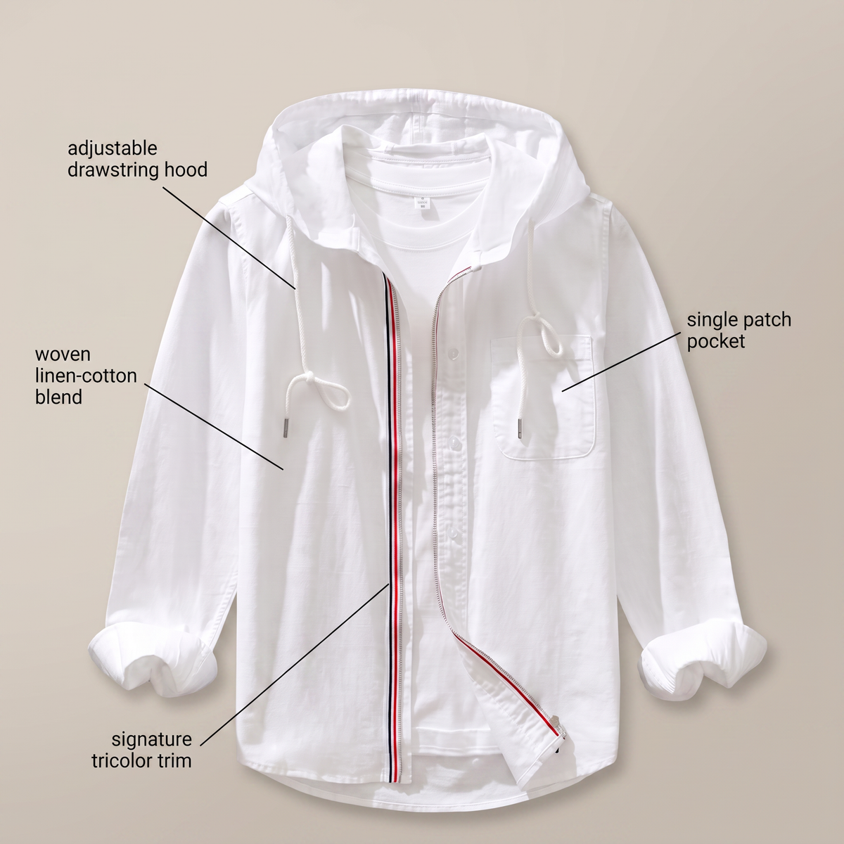 Men's AeroLite Hooded Zip Up Jacket
