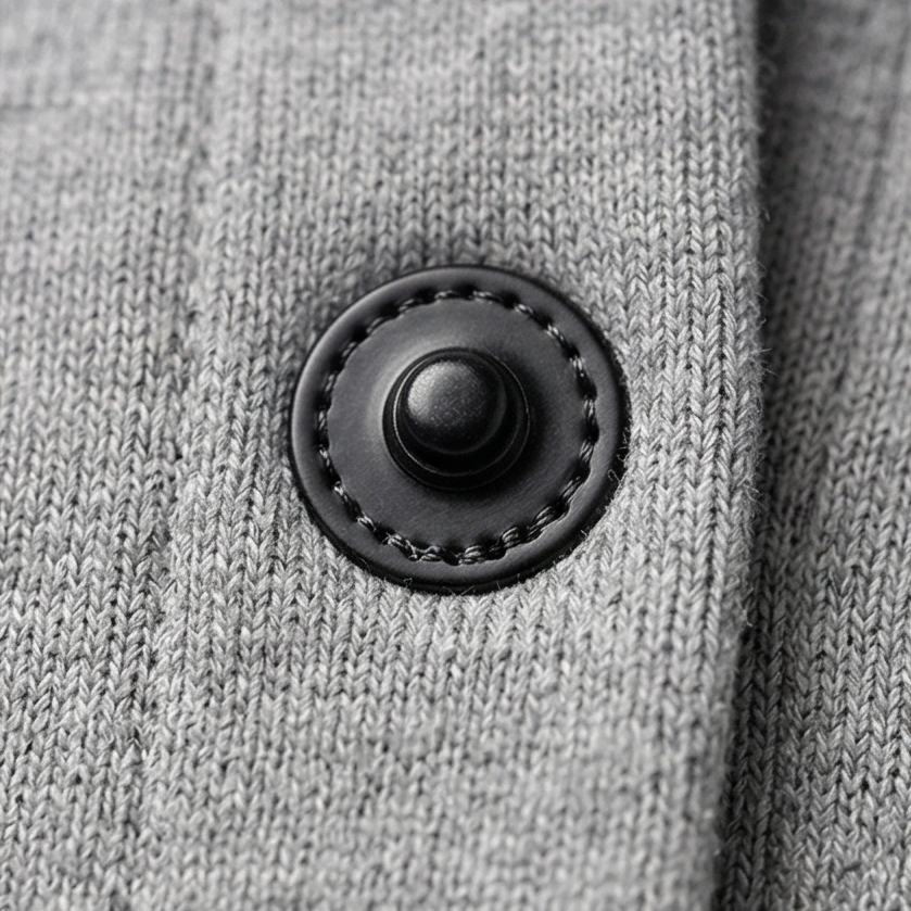 Women's Button-Front Hooded Knit Coat