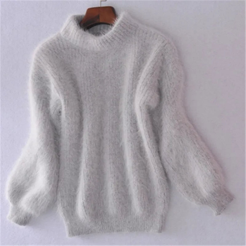 Women's Relaxed Fit Soft Pullover Sweater