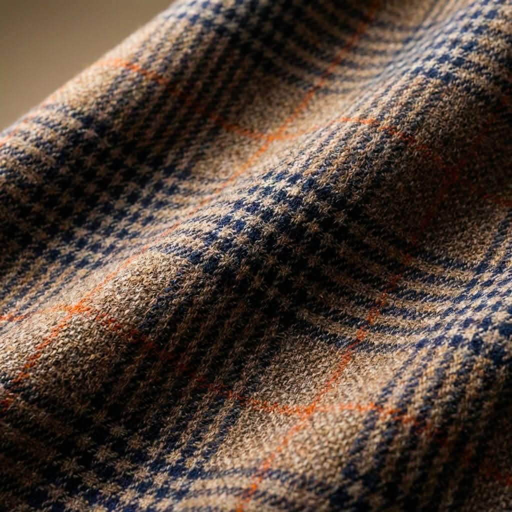 Women's Tailored Wool Houndstooth Blazer