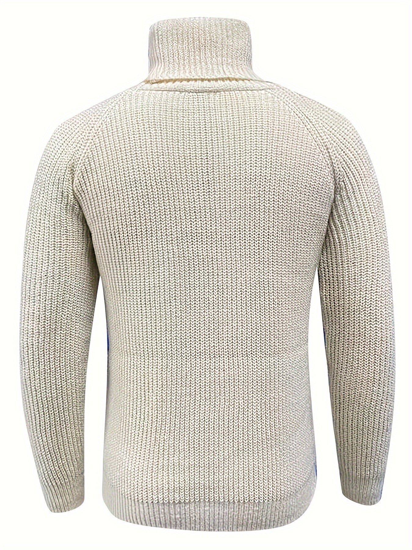 Stylish Men's Turtleneck | Vintage Knit Sweater for Autumn/Winter