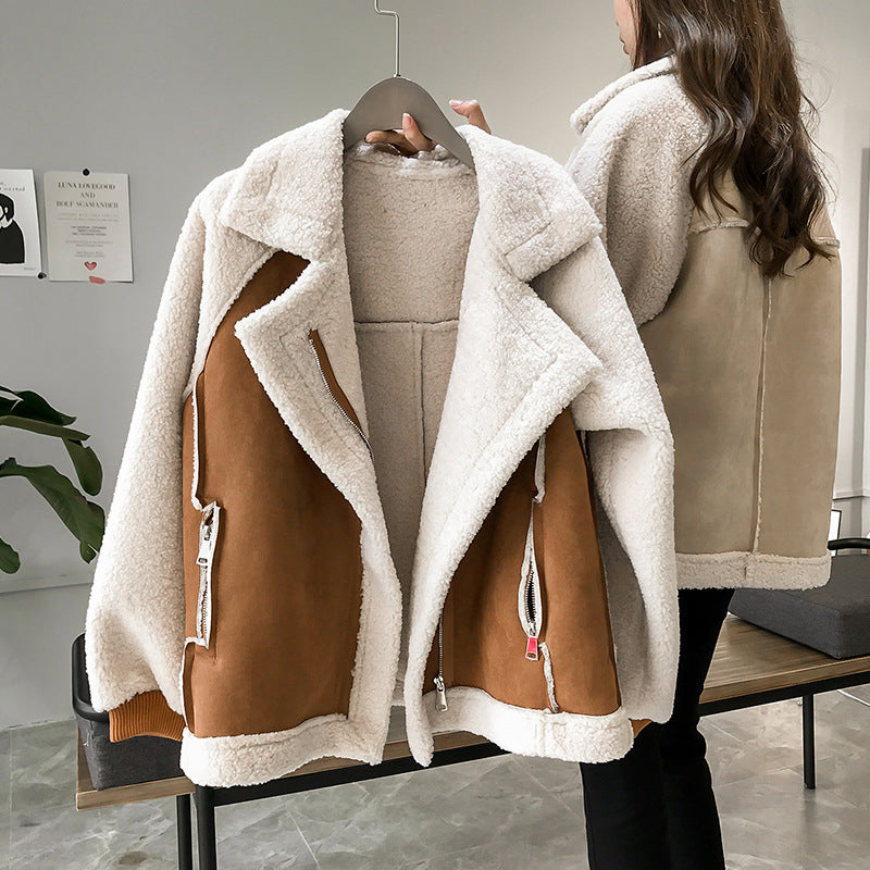 Women's Sherpa Aviator Oversized Jacket