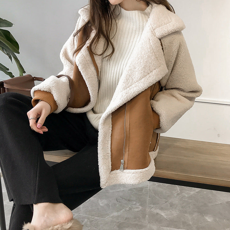 Women's Sherpa Aviator Oversized Jacket