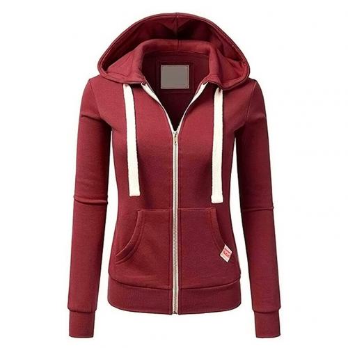 Warm Women's Hoodie with Zipper and Hood