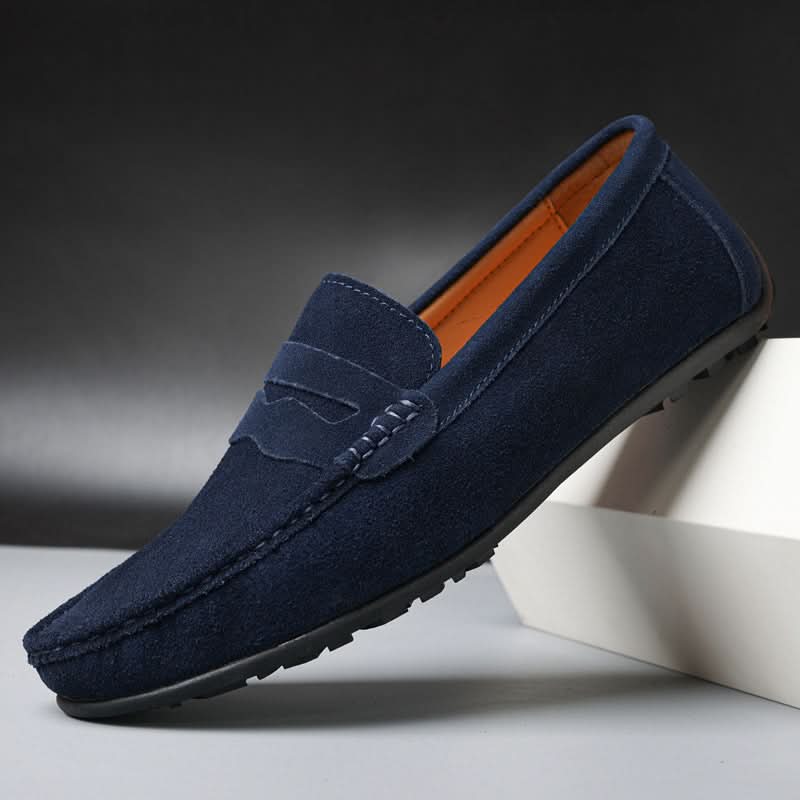 Men's Suede Loafers Slip-On Shoes