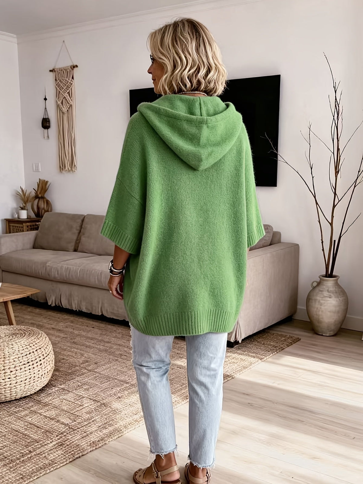 Women's Batwing Sleeves Oversized Hoodie