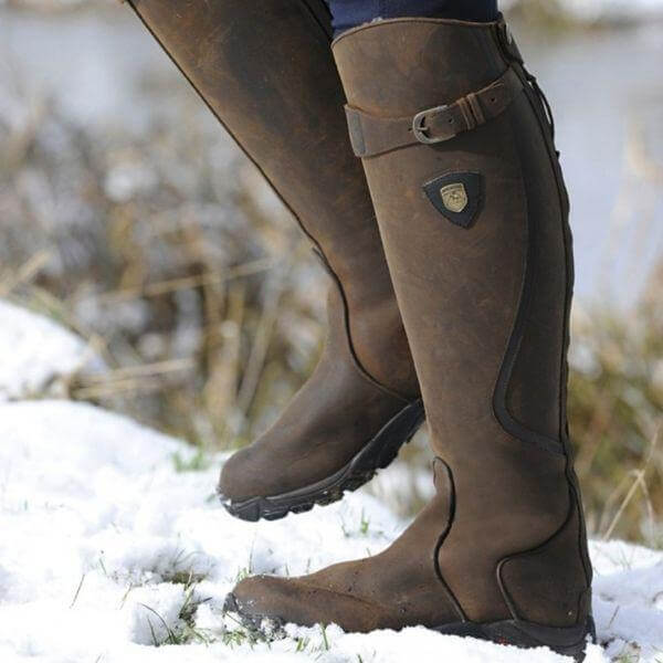 Women’s Buckle Detail Knee-High Riding Boots