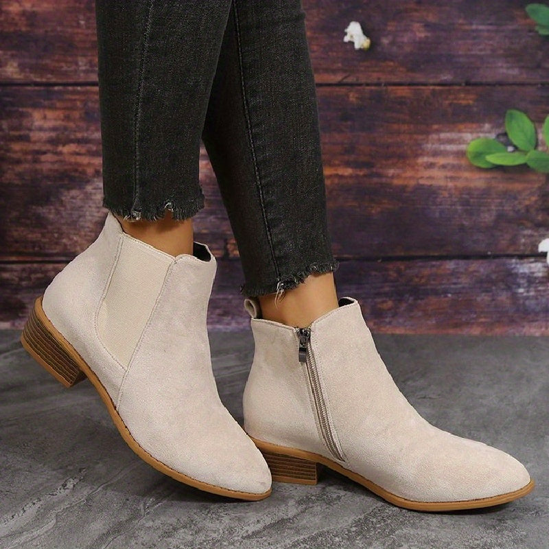 Stylish Women's Suede Ankle Boots
