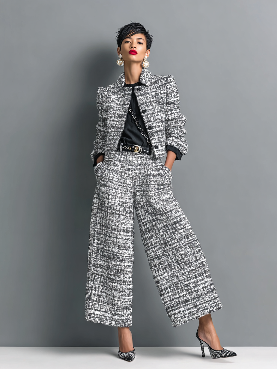 Women's Two-Piece Blazer and Pant Set