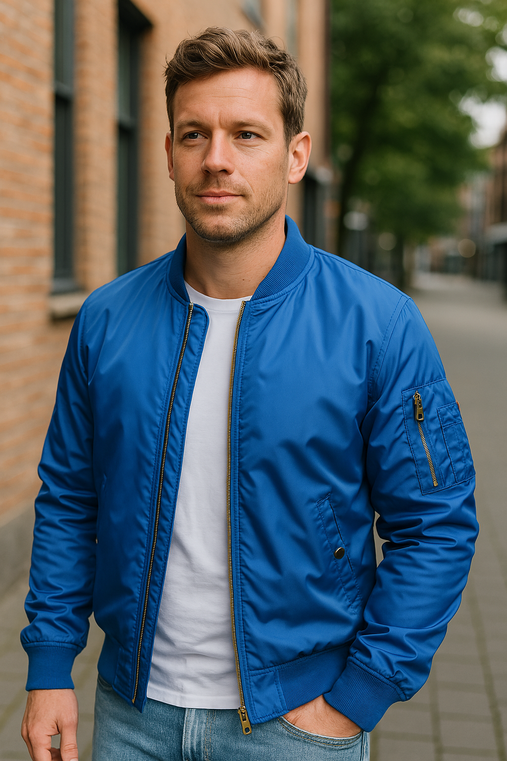 Stylish Luxury Bomber Jacket for Pilots