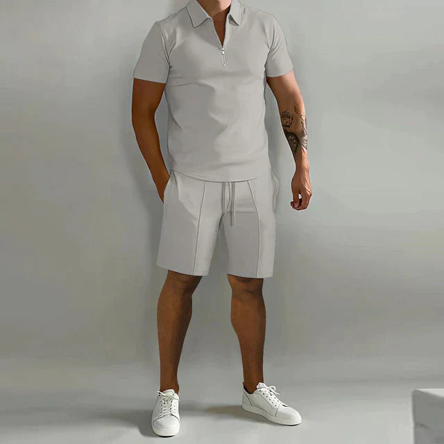 Men's Polo Shirt & Shorts Set