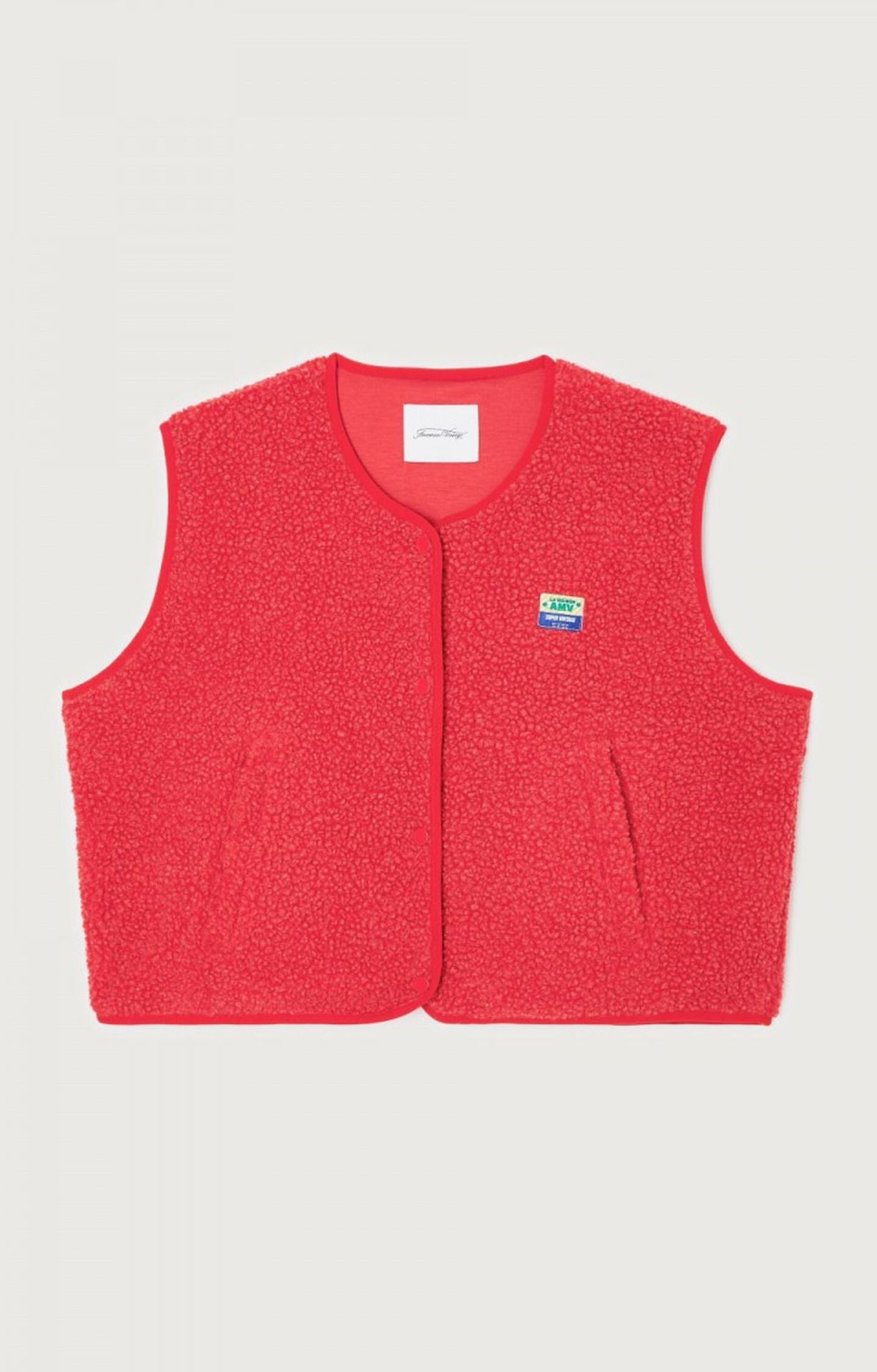 Women's Button-Front Fleece Vest