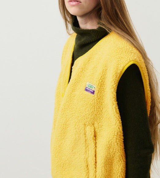 Women's Button-Front Fleece Vest