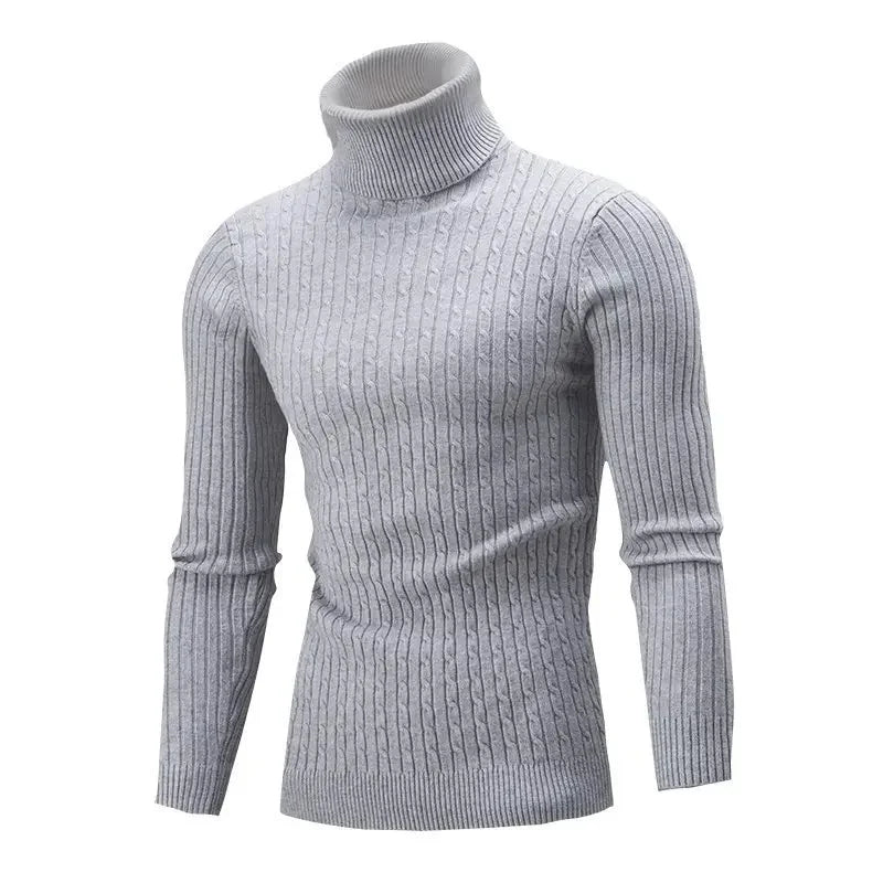 Elegant Men's Rollneck Sweater with Comfortable Fit
