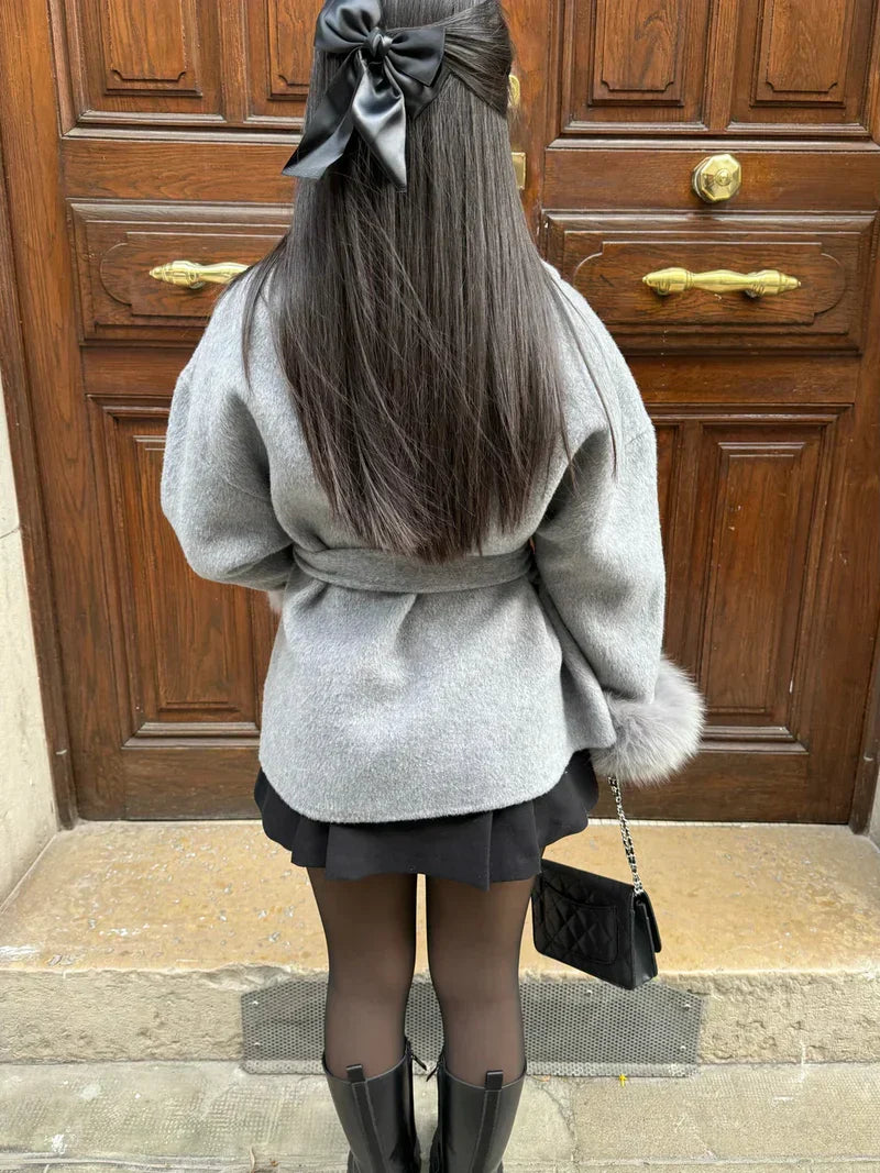 Women's Winter Jacket with Faux Fur Collar