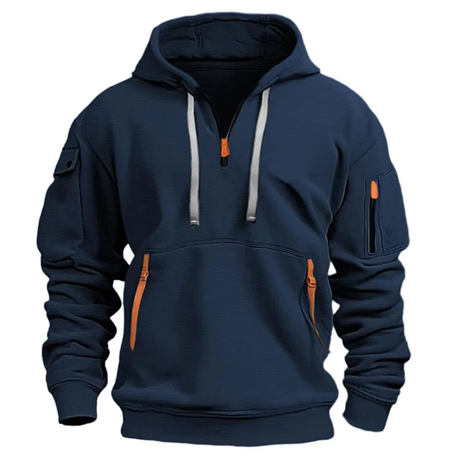 Men's Casual Hoodie Pullover with Drawstring