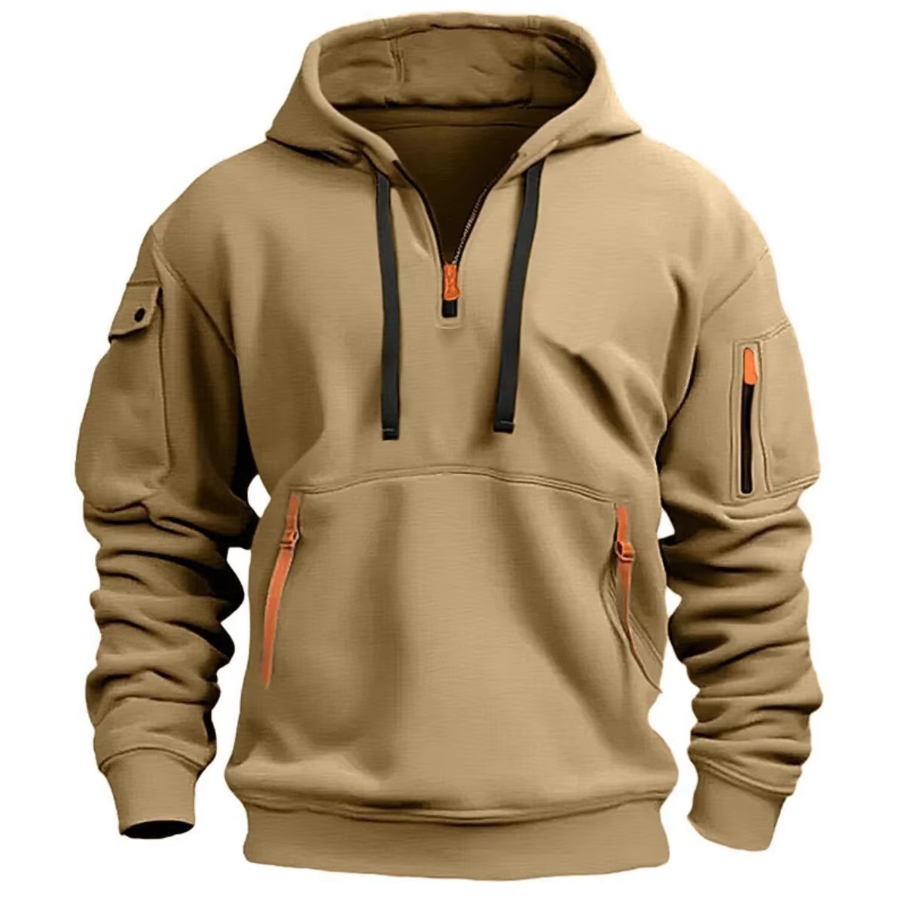 Men's Casual Hoodie Pullover with Drawstring