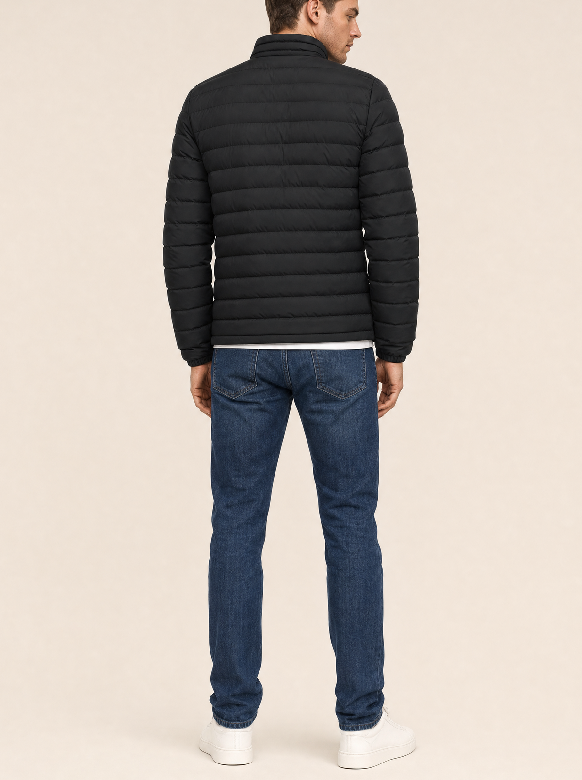 Men’s Lightweight Puffer Quilted Winter Jacket