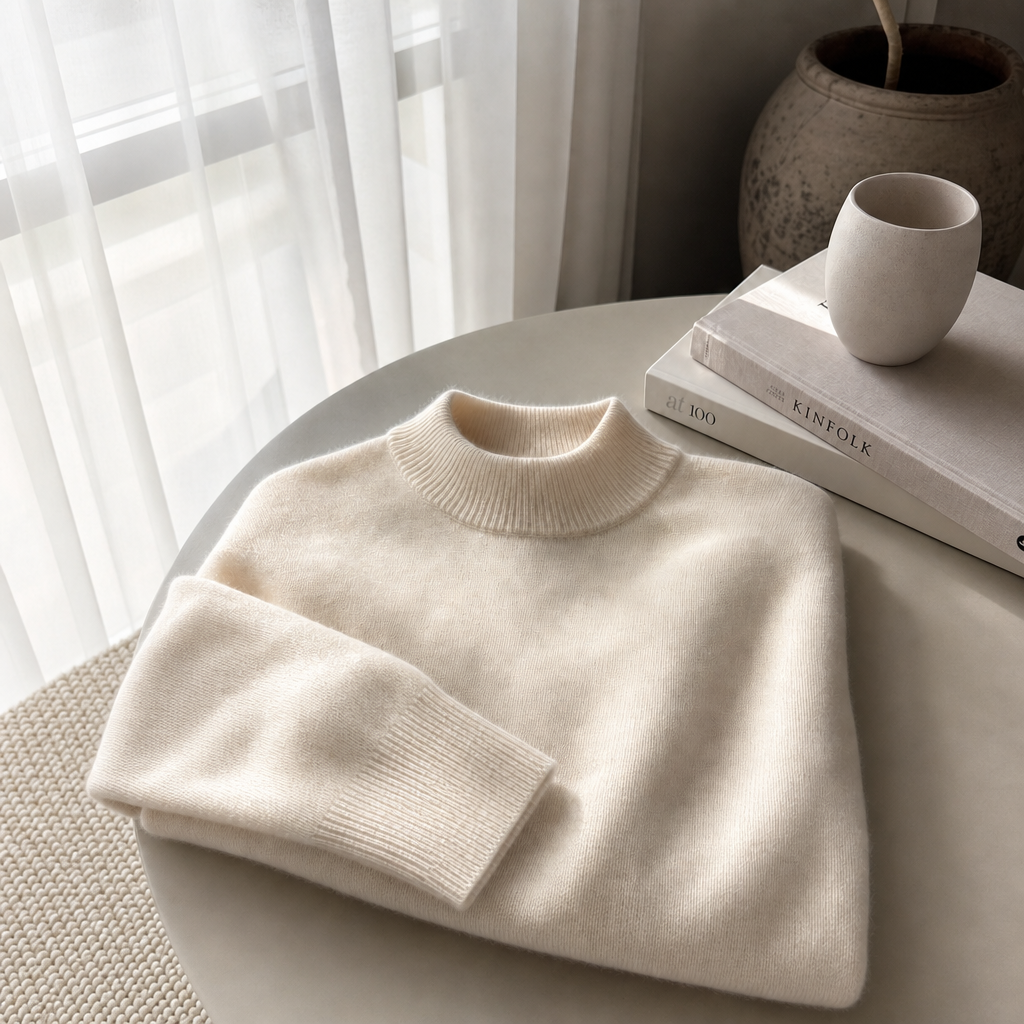 Women's Classic Turtleneck Knit Sweater
