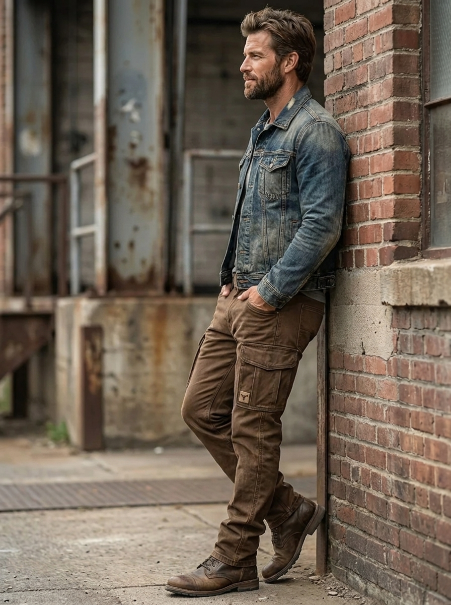 Men's Cargo Pants with Multiple Pockets