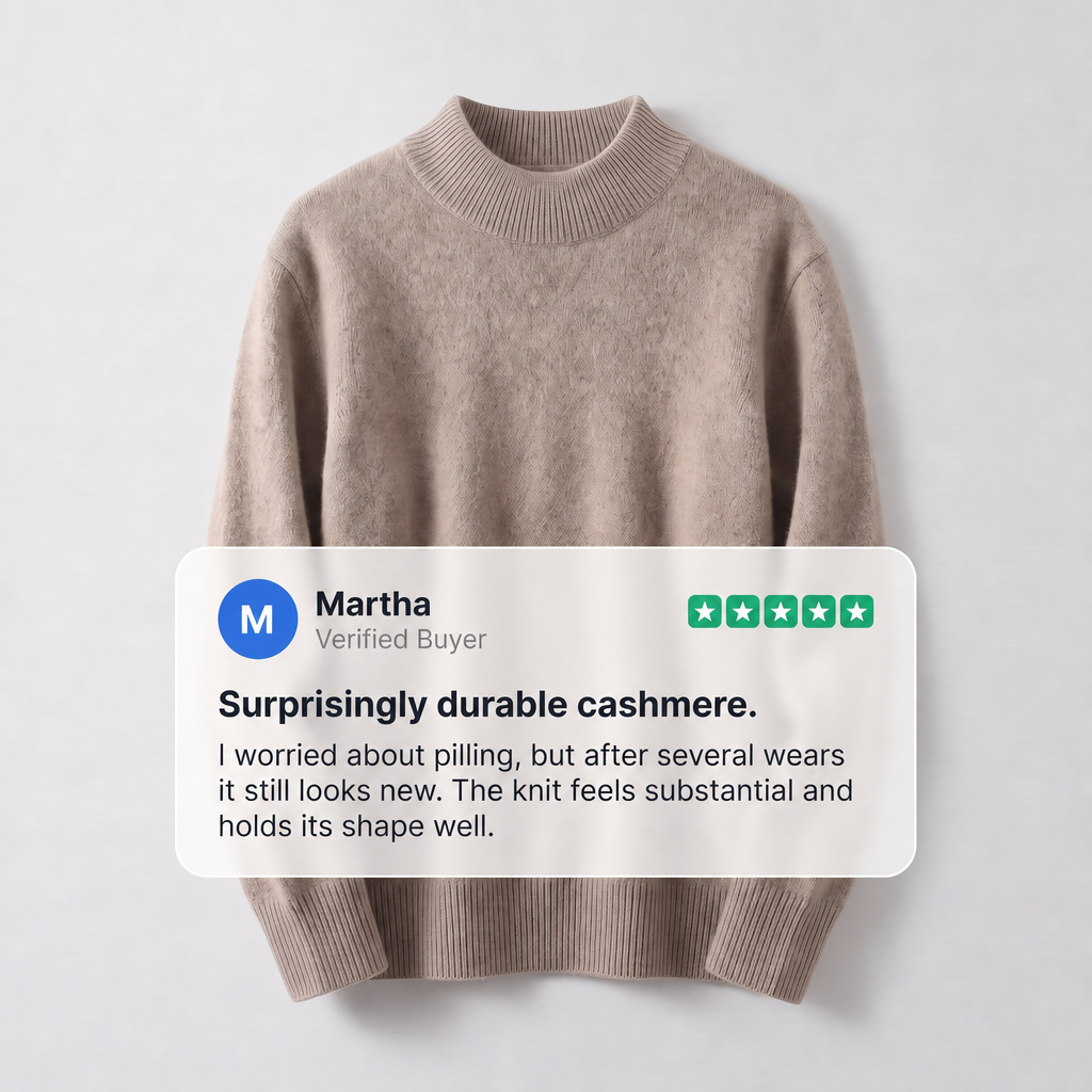 Women’s Classic Mock Neck Soft Knit Sweater