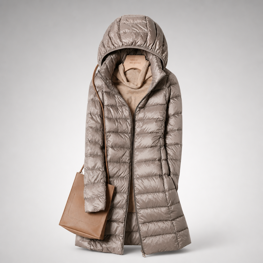 Women's Hooded Puffer Warm Quilted Jacket