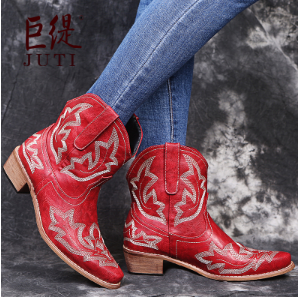 Women's Vintage Western Cowboy Boots