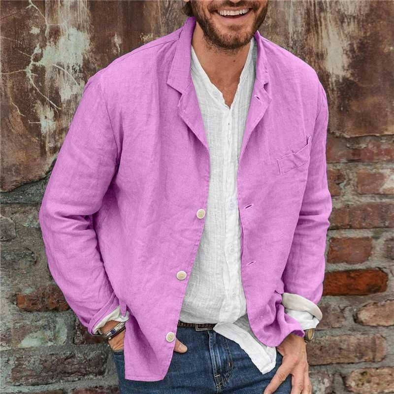 Men's Single-Breasted Smart Casual Blazer