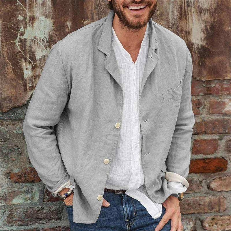 Men's Single-Breasted Smart Casual Blazer