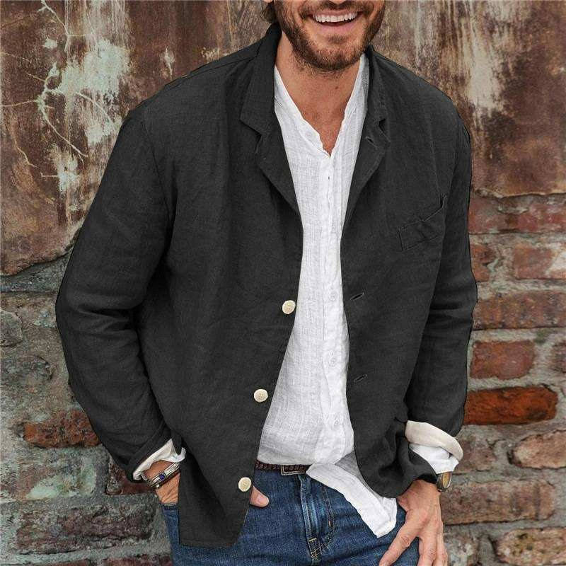 Men's Single-Breasted Smart Casual Blazer